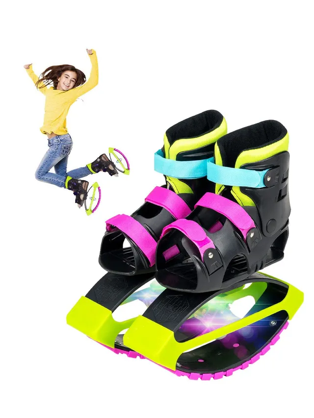 madd-gear-boost-boots-chaussures-sautantes-light-up-pink-lime image 1