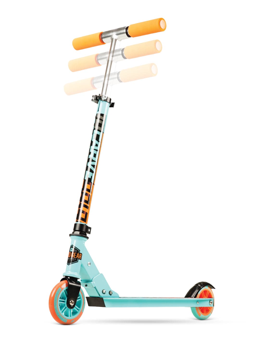 madd-gear-carve-100-trottinette-pliable-enfant-teal-orange image 3