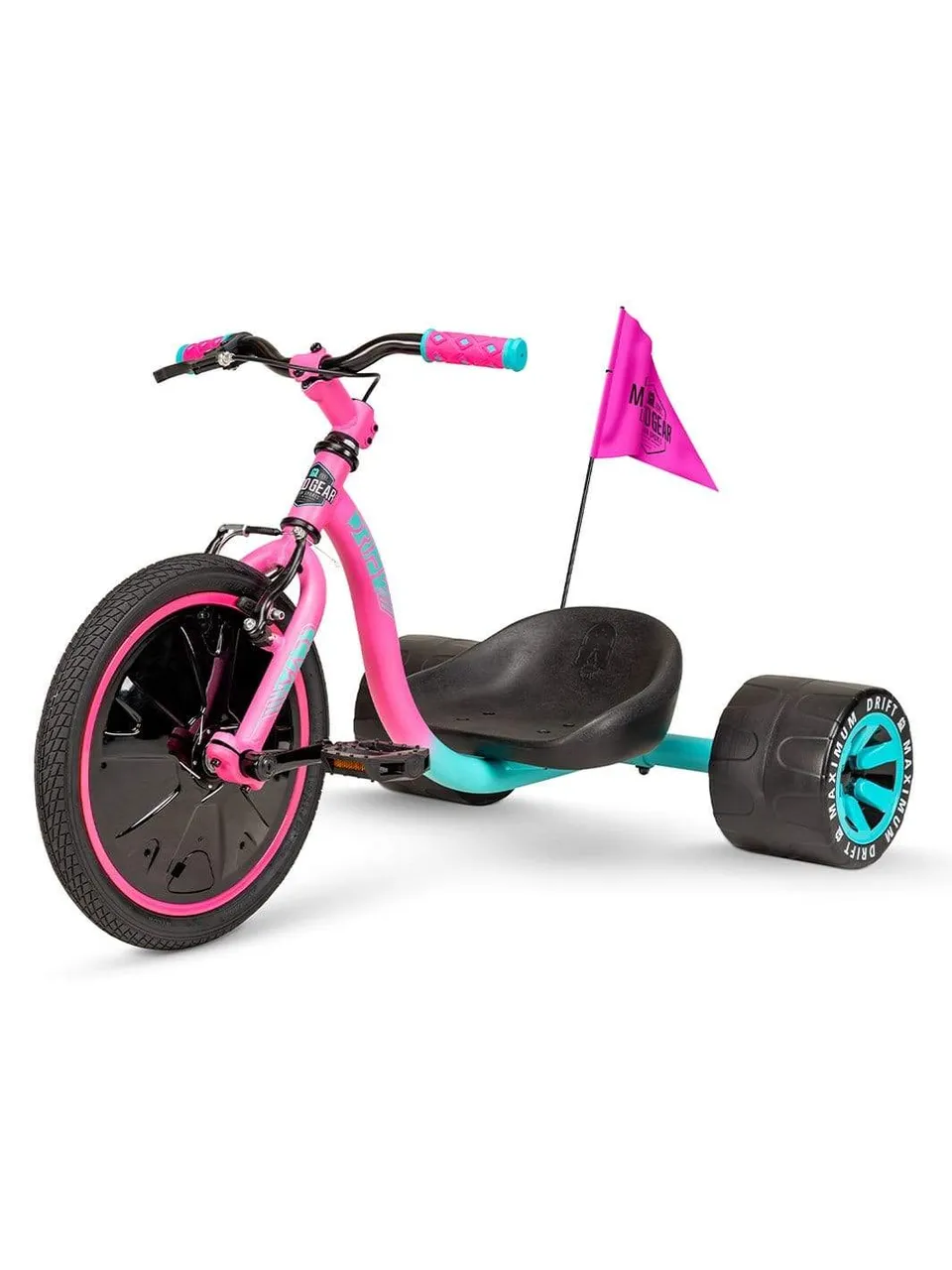 madd-gear-drift-trike-3-roues-rose-turquoise image 1