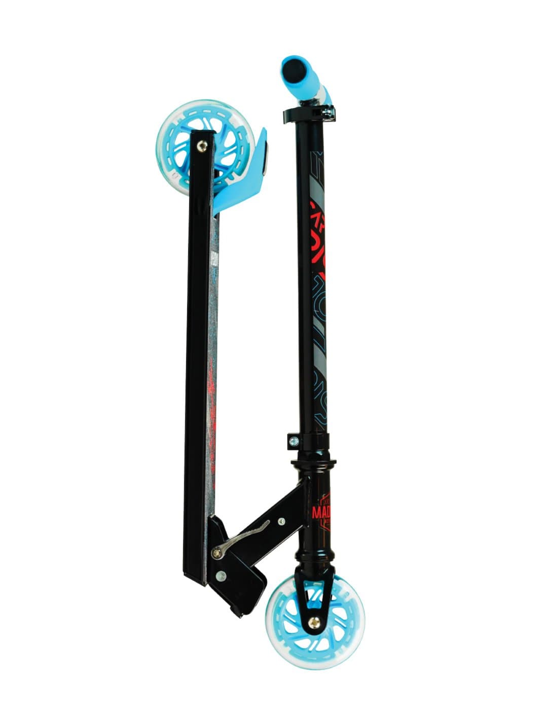 madd-gear-rize-100-trottinette-pliable-lumineuse-black-blue image 2
