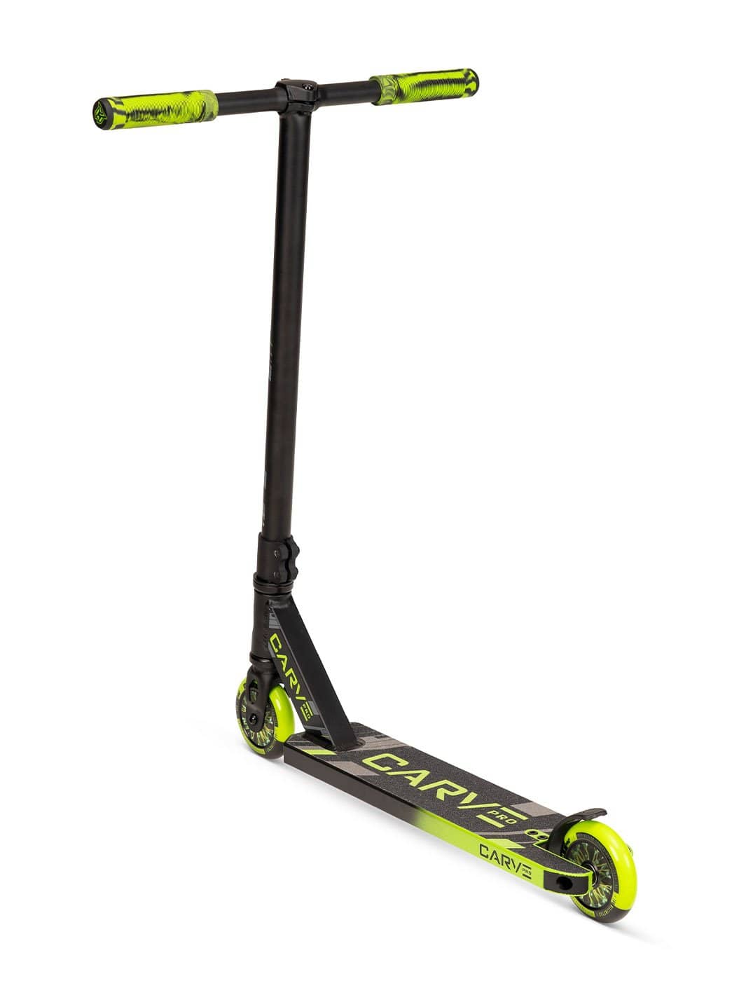 madd-gear-carve-pro-trottinette-freestyle-noir-vert image 2