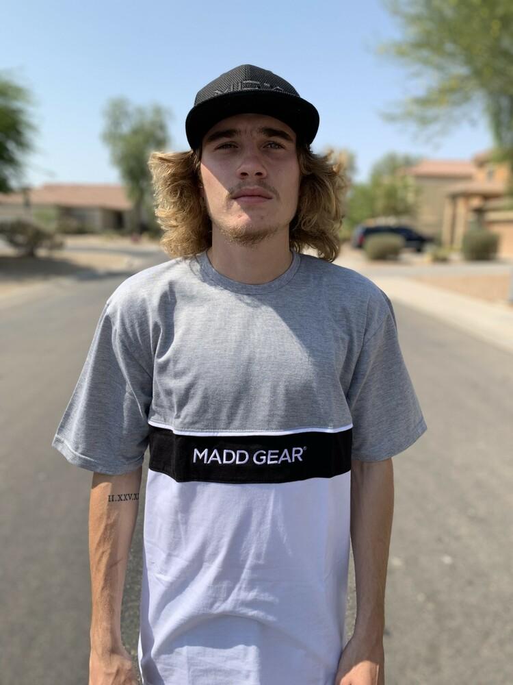 madd-gear-mgp-stripe-t-shirt-gris-blanc image 2