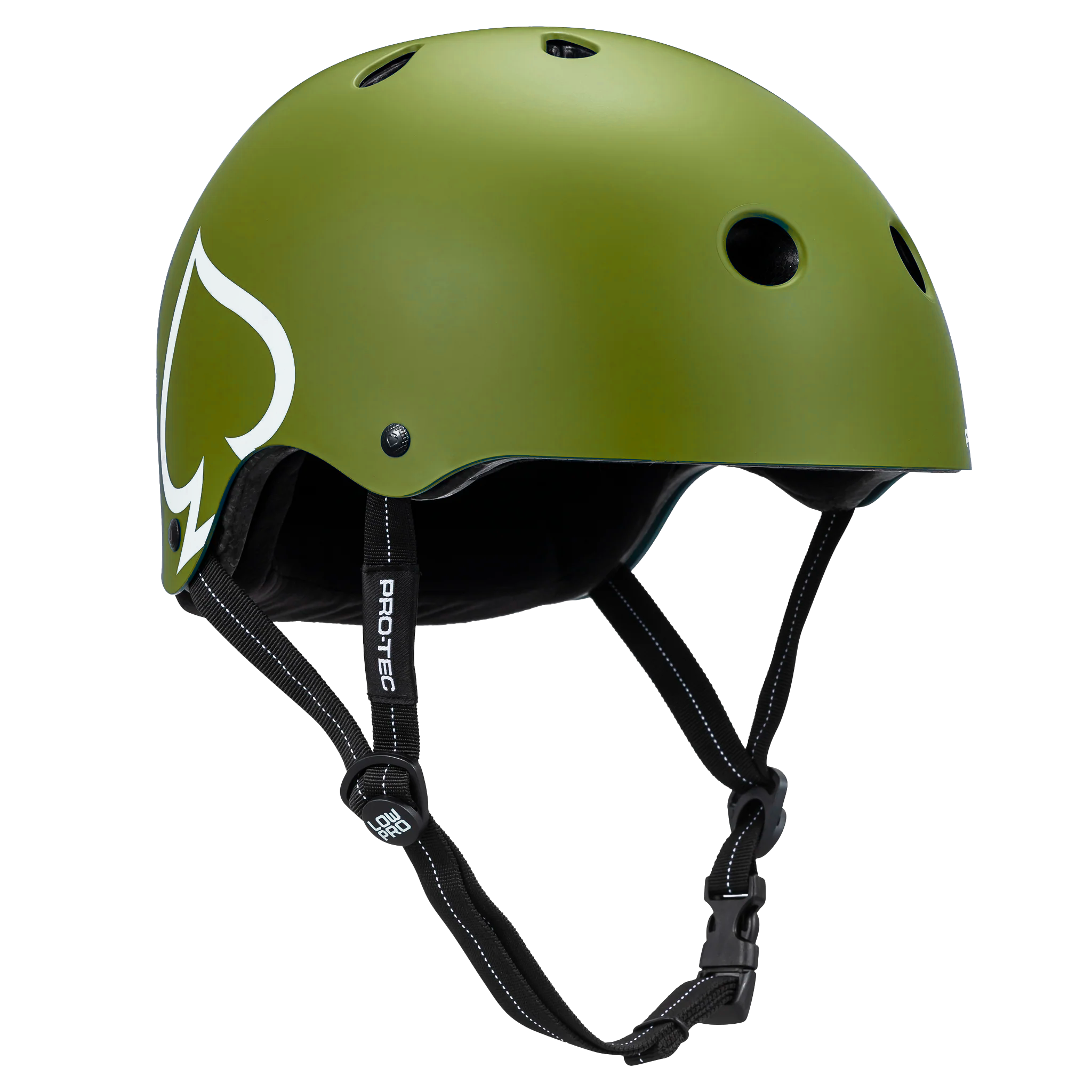 pro-tec-low-pro-casque-certifi-vert-arm-e-mat image 1