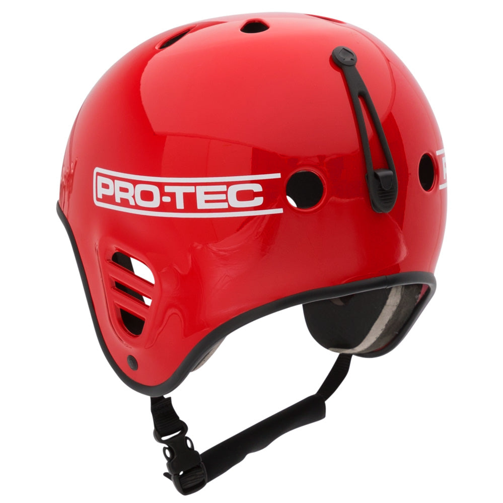 pro-tec-full-cut-water-gloss-red-rescue-casque-skate-eau-avec-clip image 3