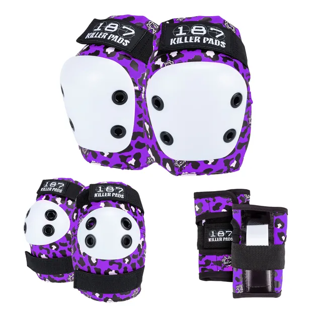 187-killer-pads-kids-six-pack-junior-staab-purple image 1