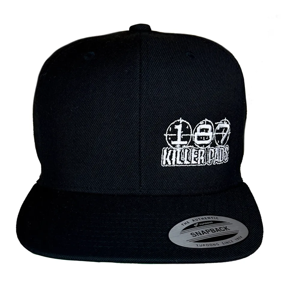 187-killer-pads-block-logo-casquette-flat-noir image 1