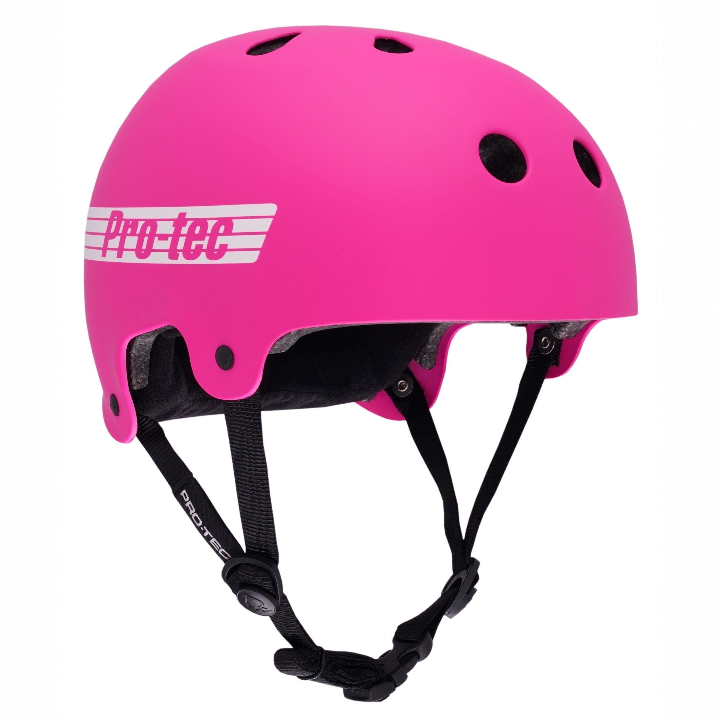 pro-tec-old-school-low-pro-casque-certifi-rose-mat image 1