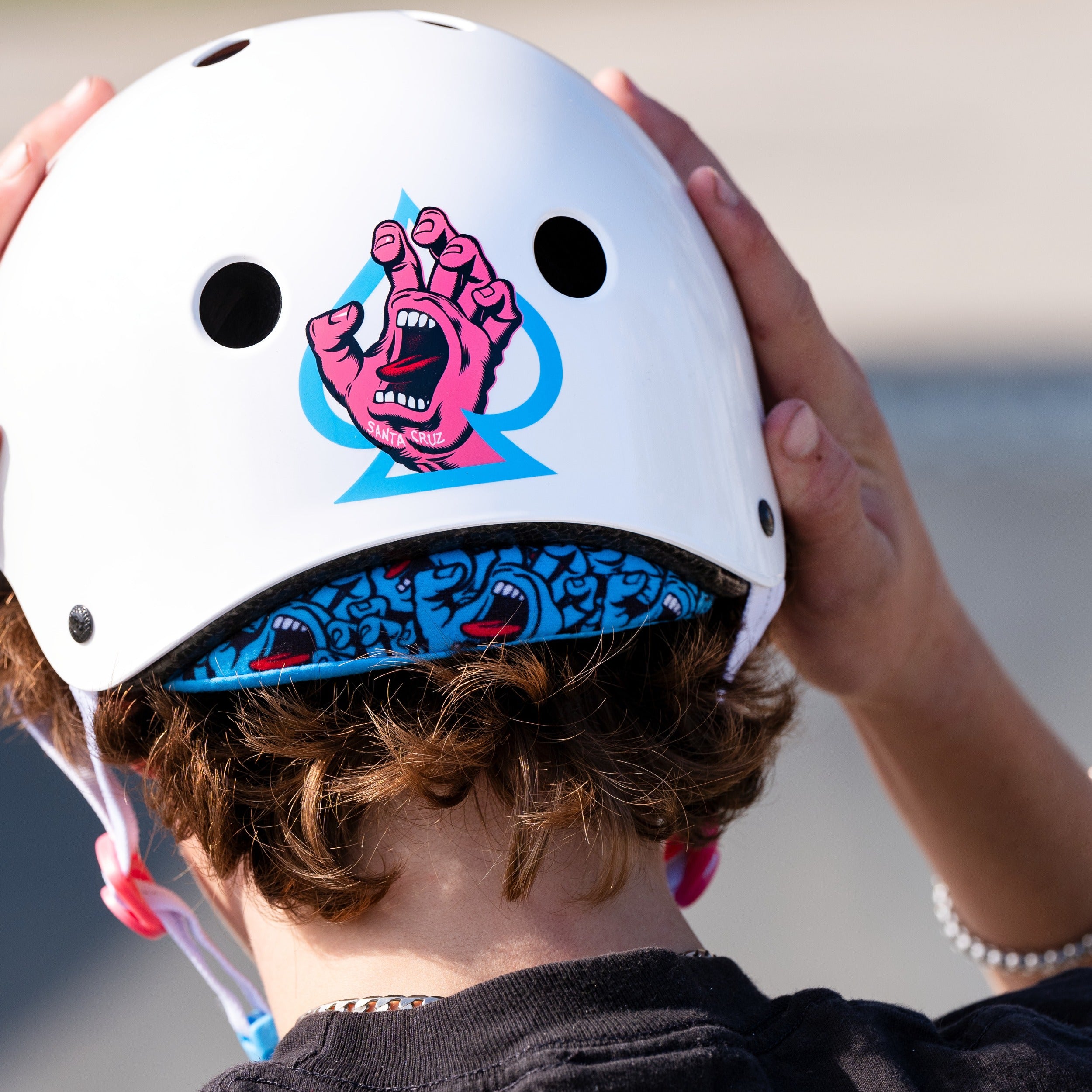 pro-tec-low-pro-certified-helmet-santa-cruz-casque-gloss-white image 7