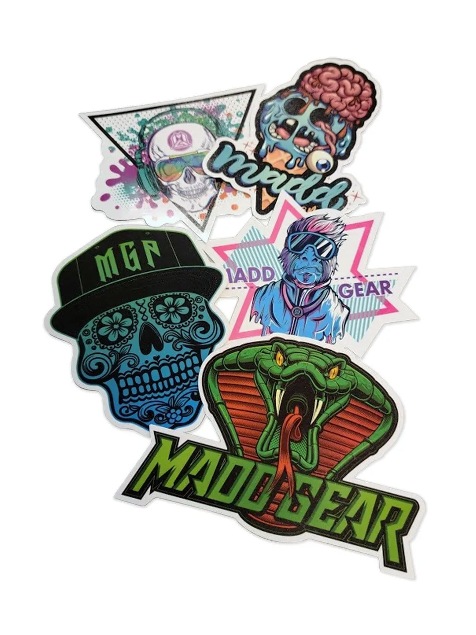 madd-gear-sticker-pack-lot-de-5-autocollants image 1