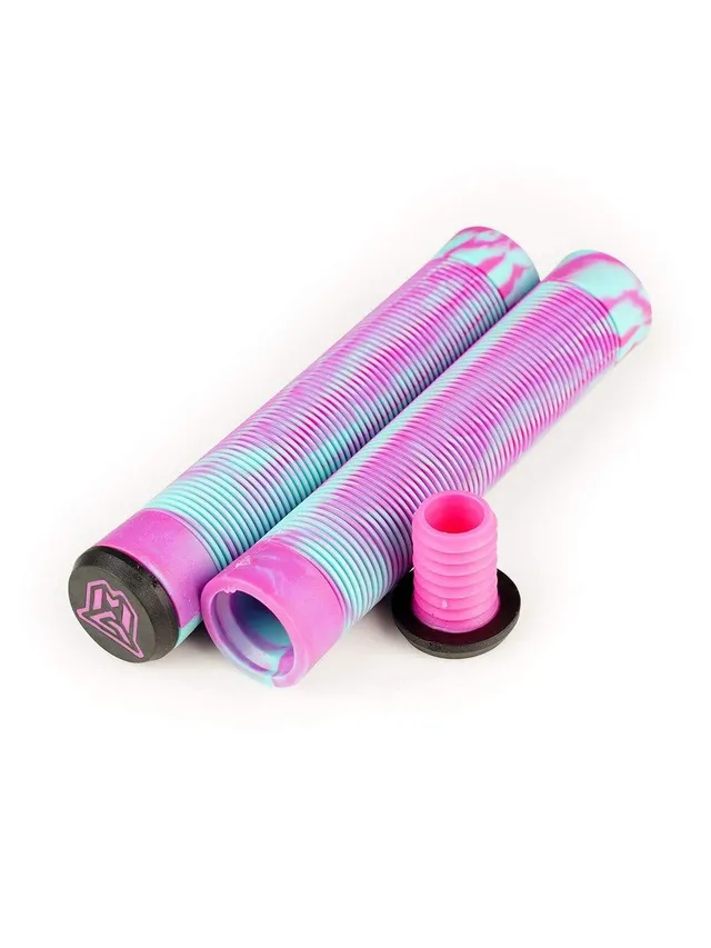 madd-gear-tpr-grind-grips-150mm-pink-teal-swirl image 1