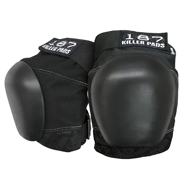 187-killer-pads-pro-knee-pad-genouill-re-skatepark-noir image 1