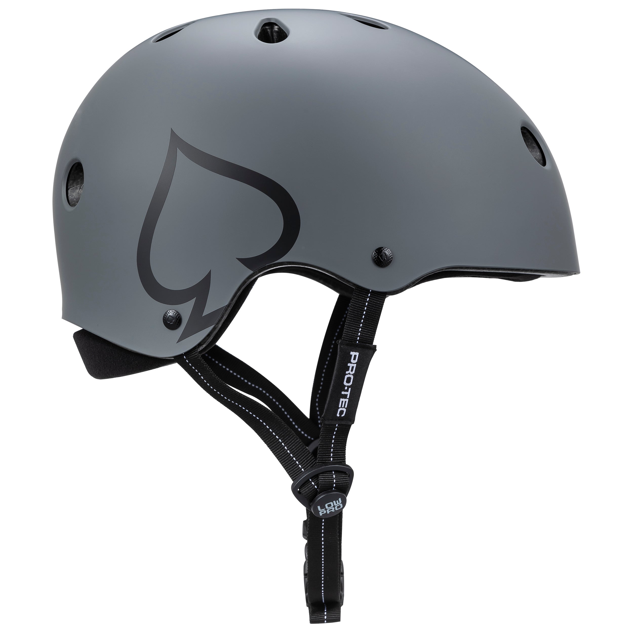 pro-tec-low-pro-casque-certifi-gris-mat image 2