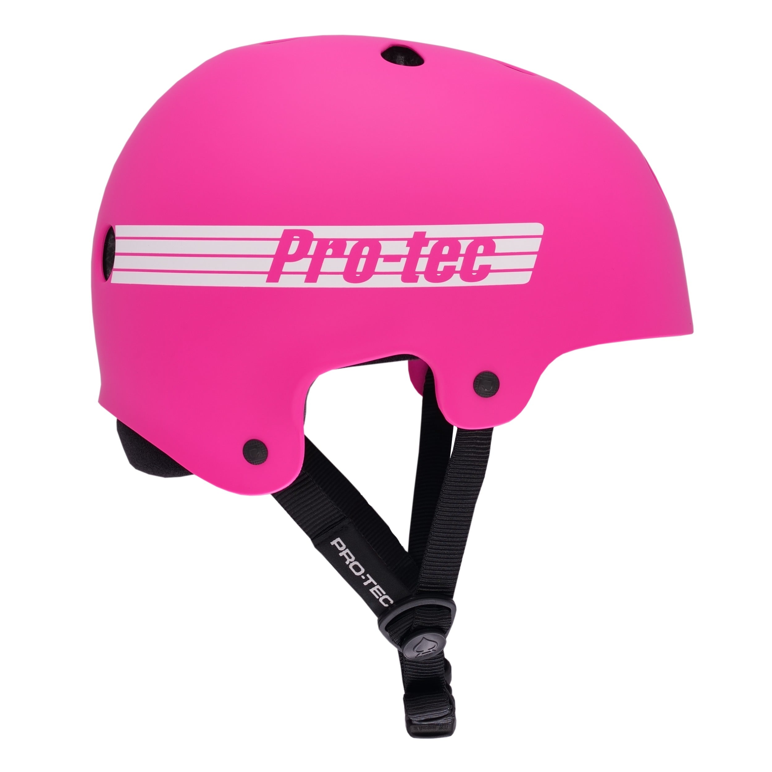 pro-tec-old-school-low-pro-casque-certifi-rose-mat image 2