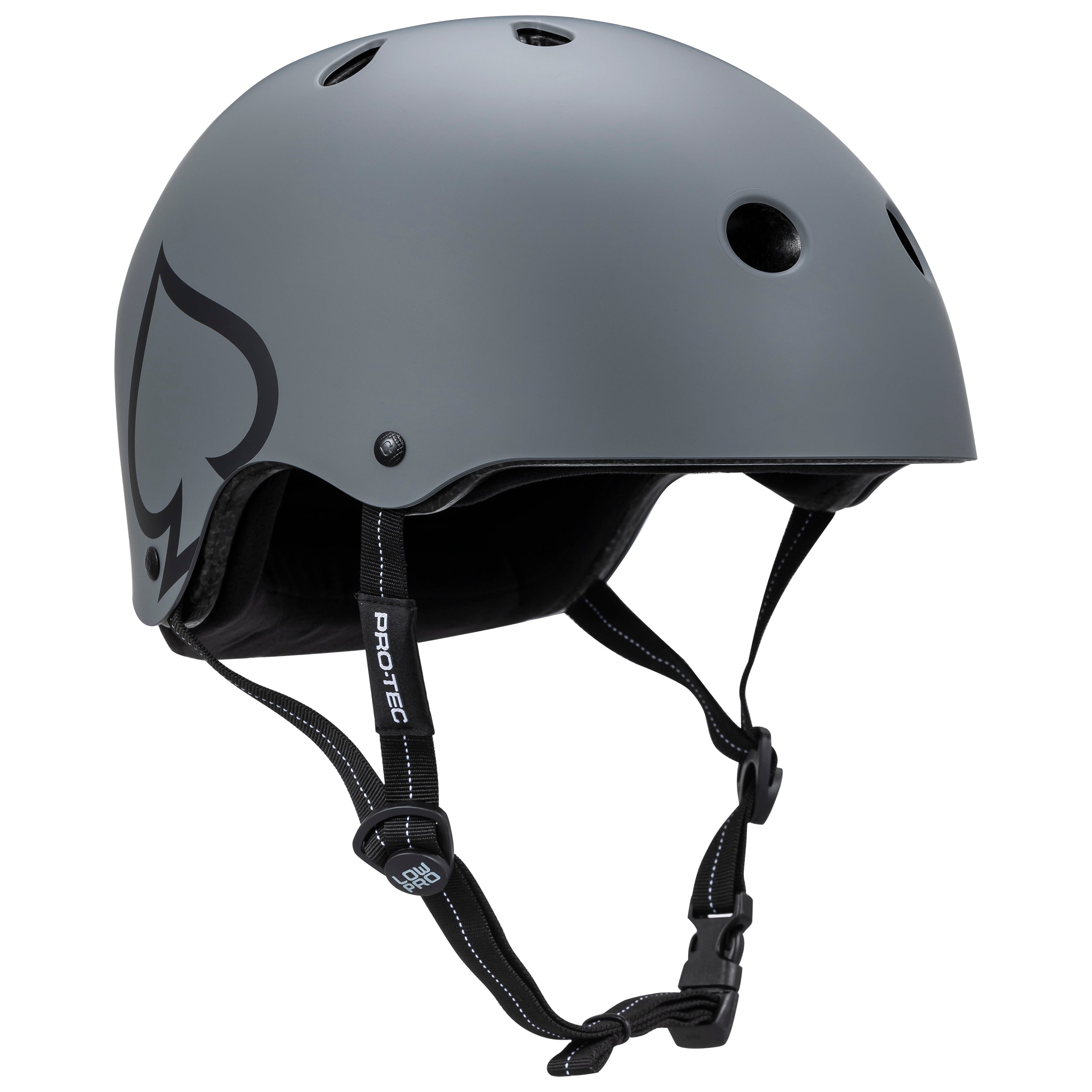 pro-tec-low-pro-casque-certifi-gris-mat image 1