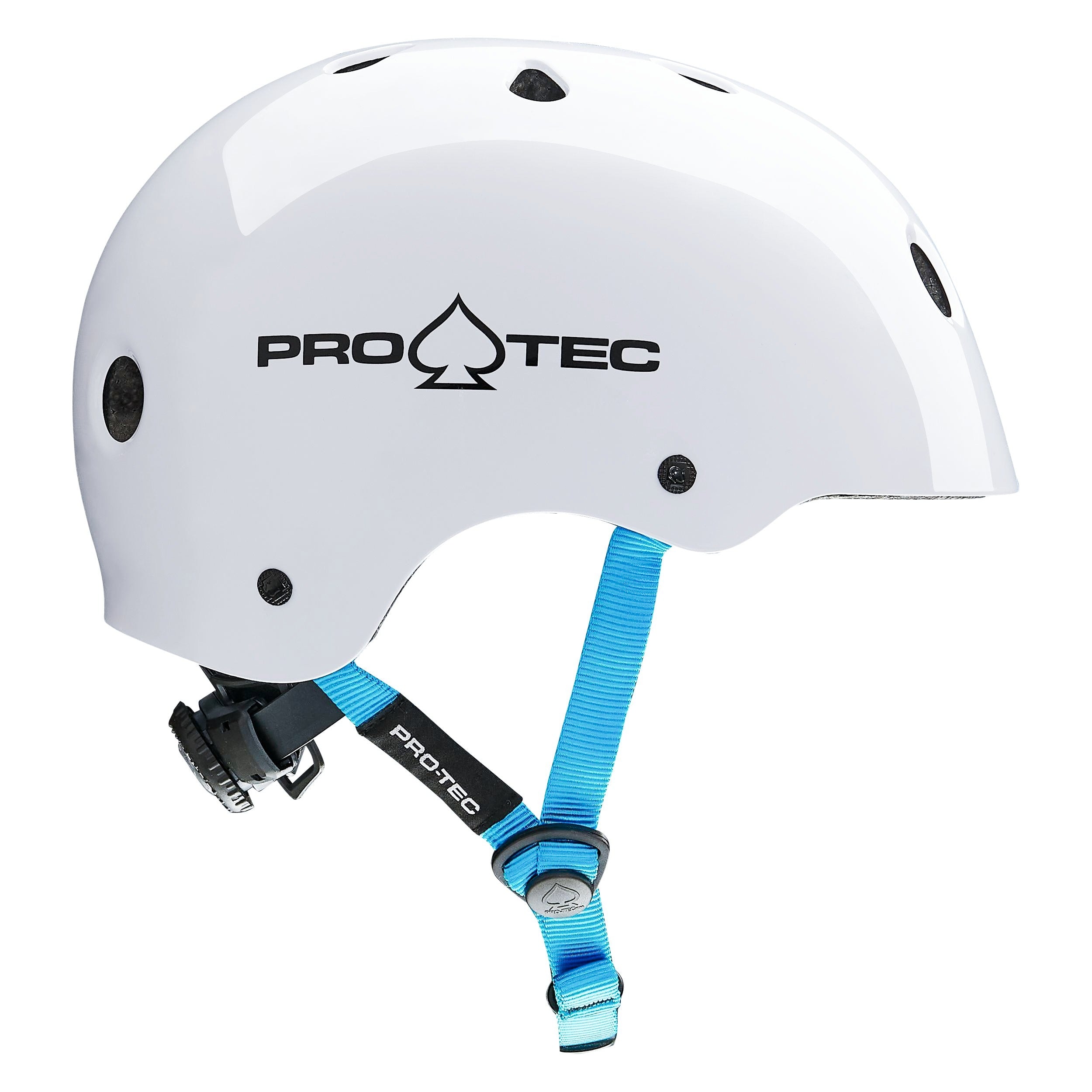 pro-tec-jr-classic-fit-certified-casque-junior-blanc-brillant image 2