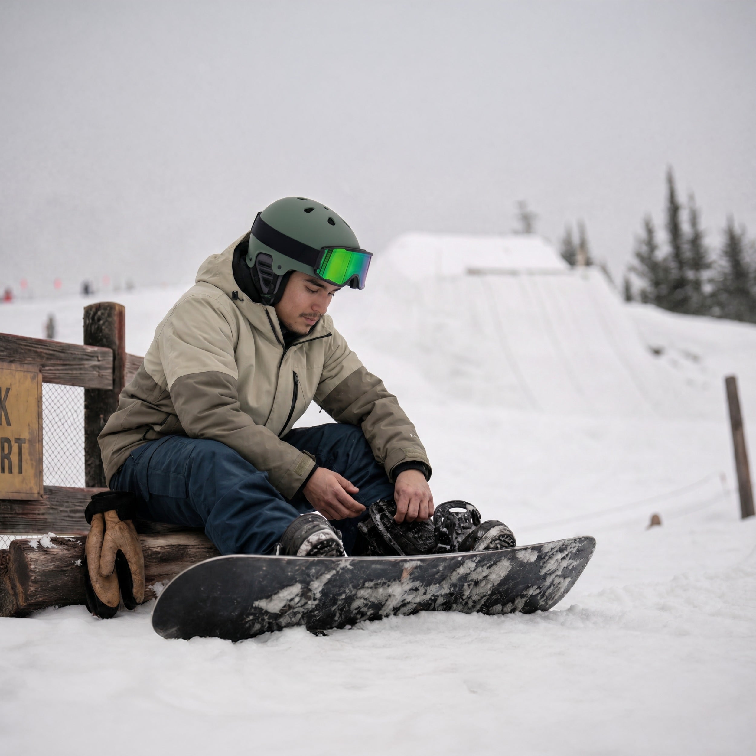 pro-tec-old-school-snow-avec-mips-casque-vert-mat-veridian image 6