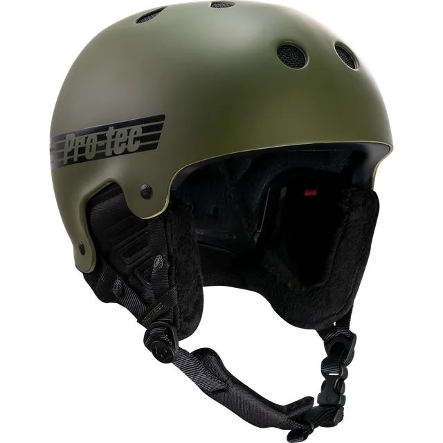 pro-tec-old-school-snow-mips-casque-ski-matte-olive image 1