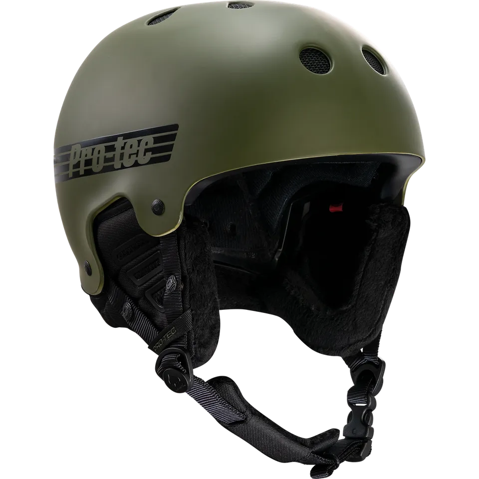 pro-tec-old-school-snow-mips-casque-ski-matte-olive image 1