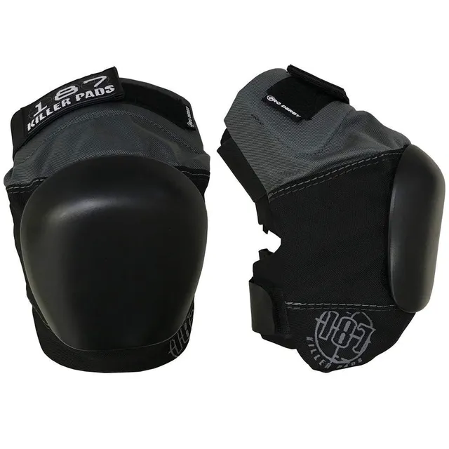 187-killer-pads-pro-derby-genouill-re-black-grey image 1