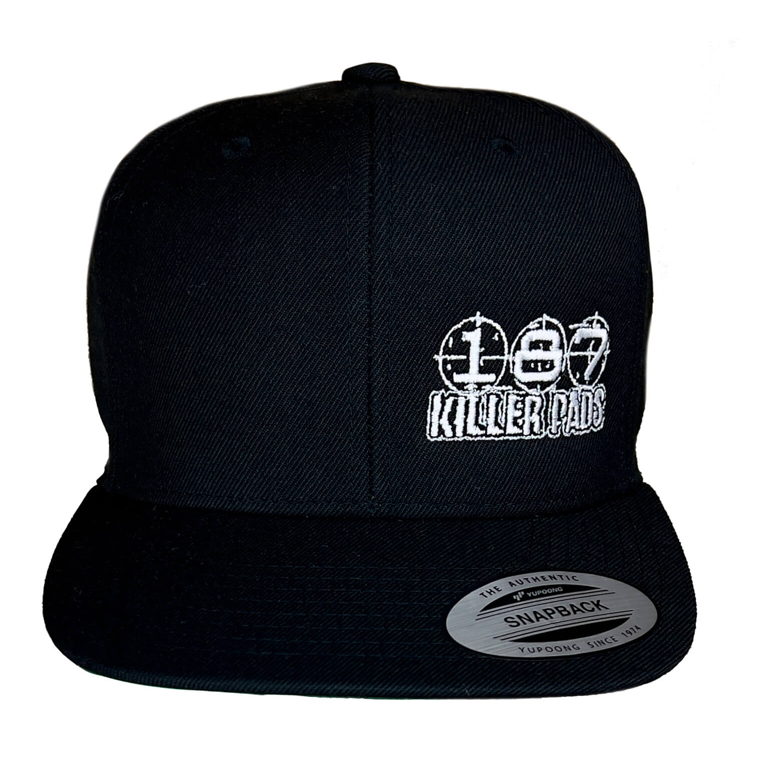 187-killer-pads-block-logo-casquette-flat-noir image 1
