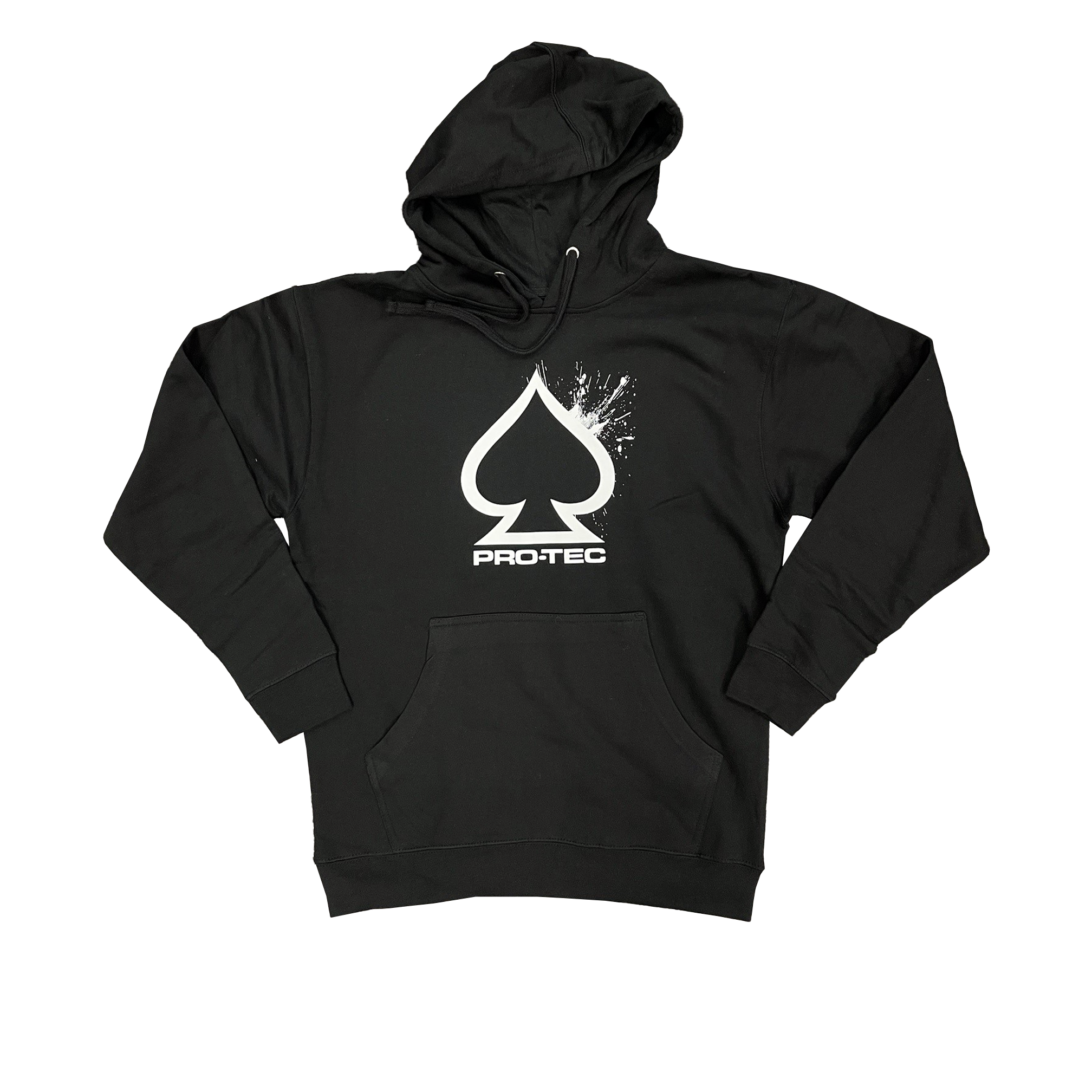 pro-tec-spade-splatter-hoodie-noir-capuche image 1