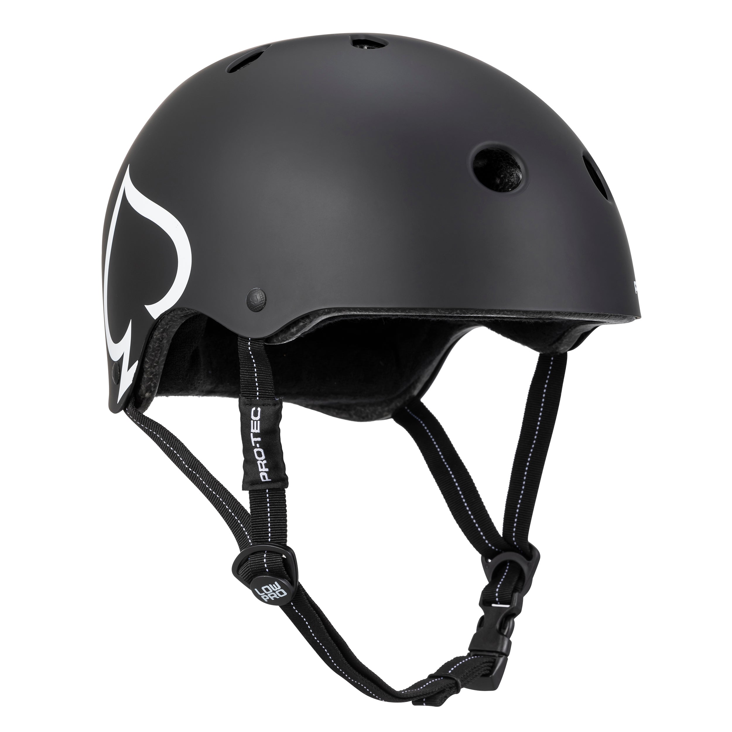 pro-tec-low-pro-casque-certifi-noir-mat image 1