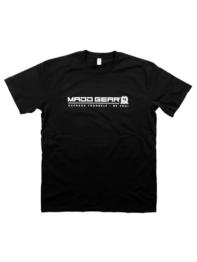 madd-gear-mgp-express-yourself-logo-tee-t-shirt-noir image 1
