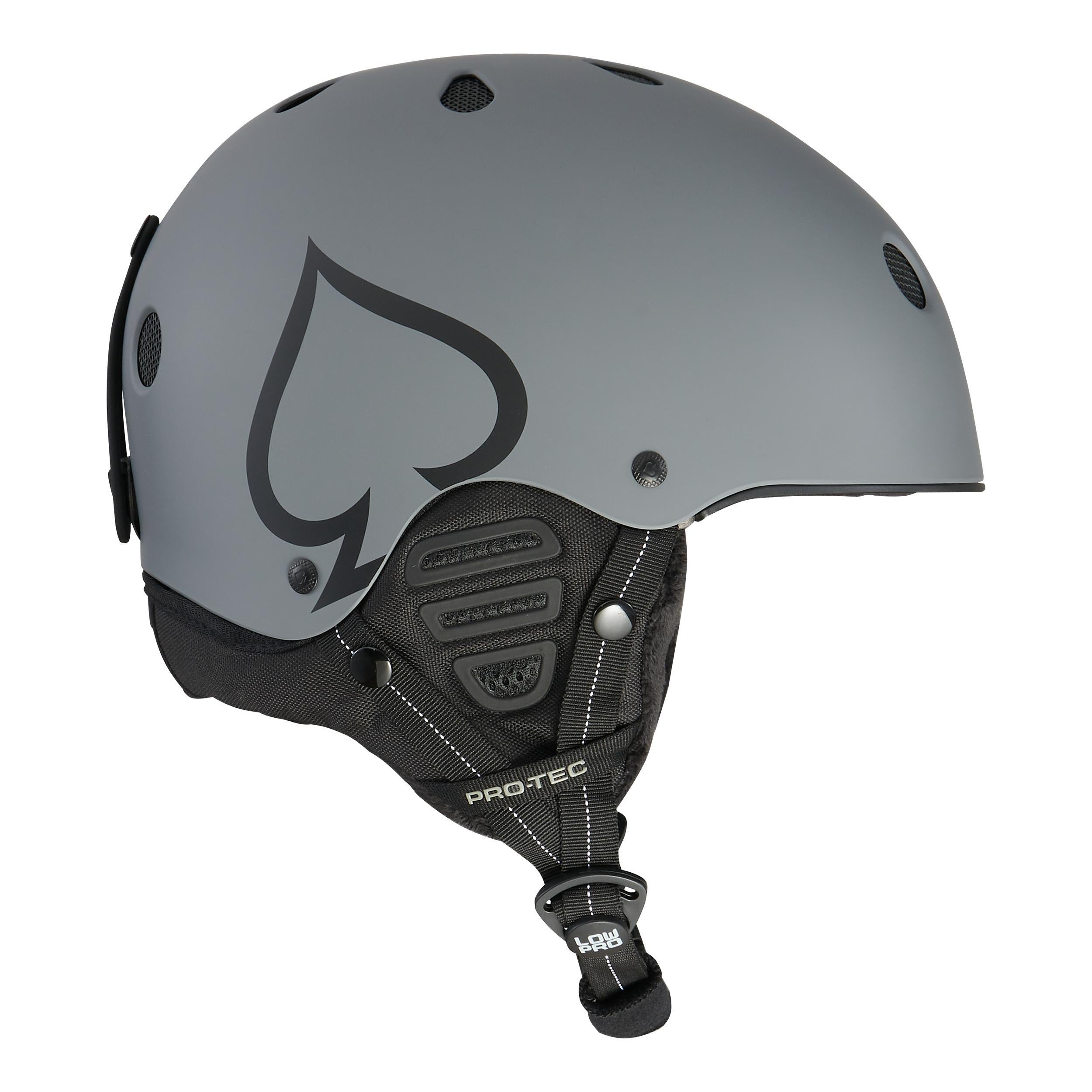 pro-tec-low-pro-snow-casque-certifi-gris-mat image 2