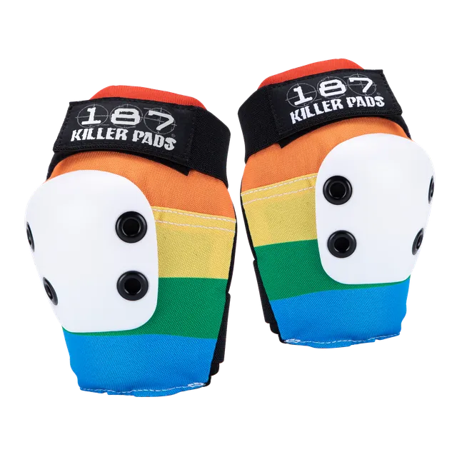 187-killer-pads-slim-elbow-pad-coudi-re-rainbow image 1