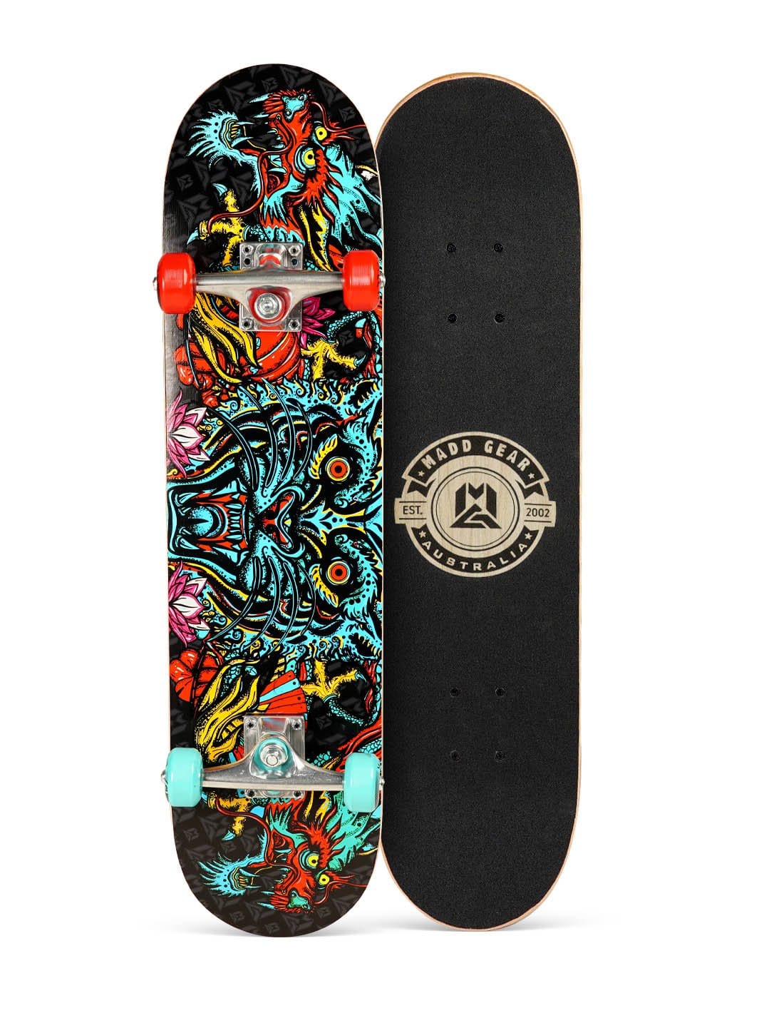 madd-gear-nollie-spec-skateboard-31-complet-prismatic-power image 1