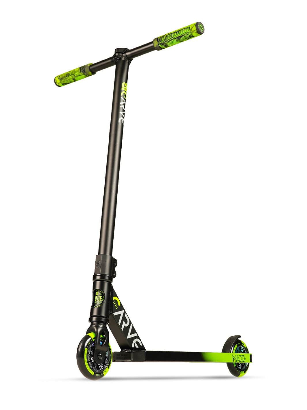 madd-gear-carve-pro-trottinette-freestyle-noir-vert image 4