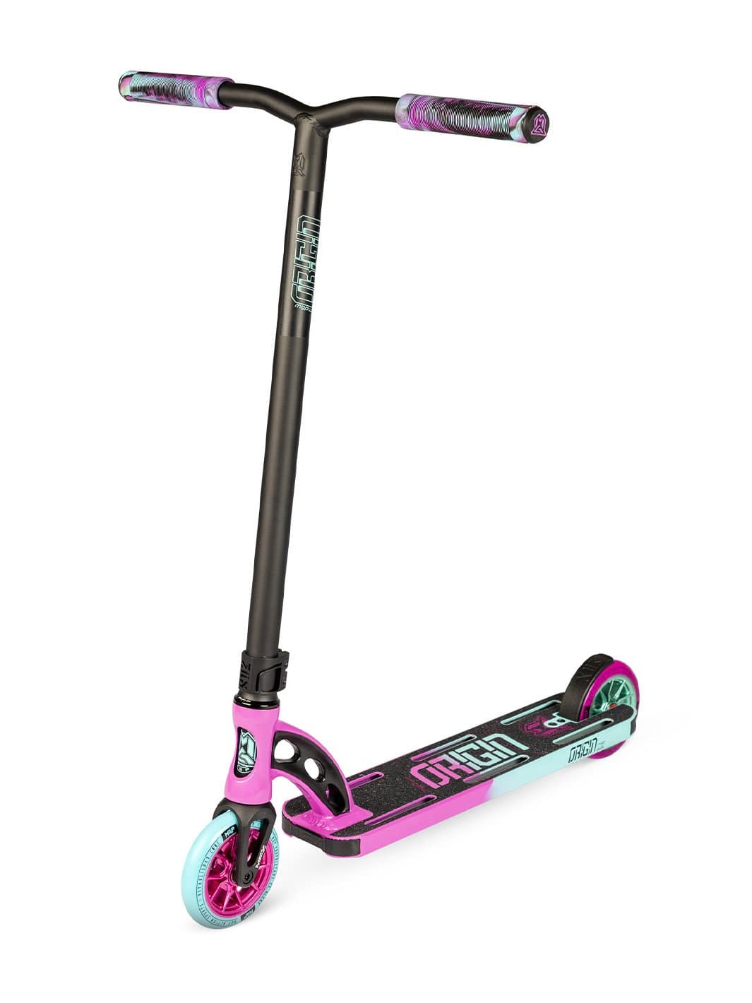 madd-gear-origin-pro-trottinette-freestyle-pink-teal image 6