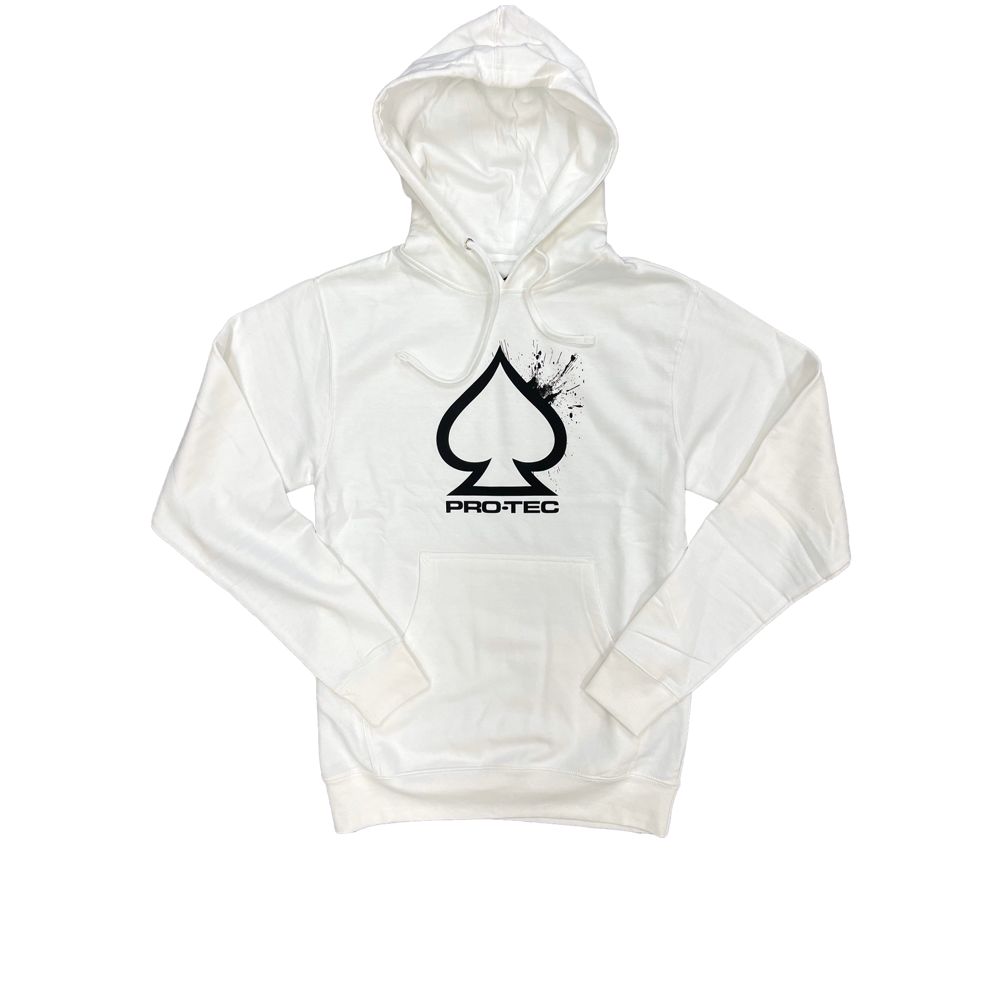 pro-tec-spade-splatter-hoodie-blanc-sweat-skate image 1