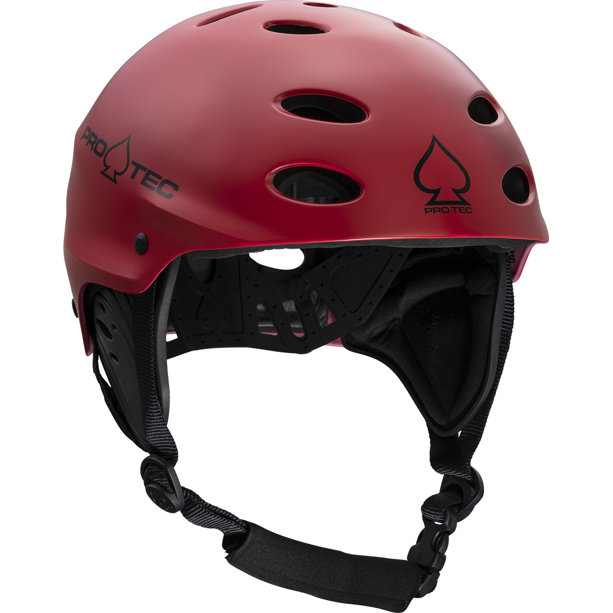 pro-tec-ace-wake-casque-nautique-rouge-mat image 4