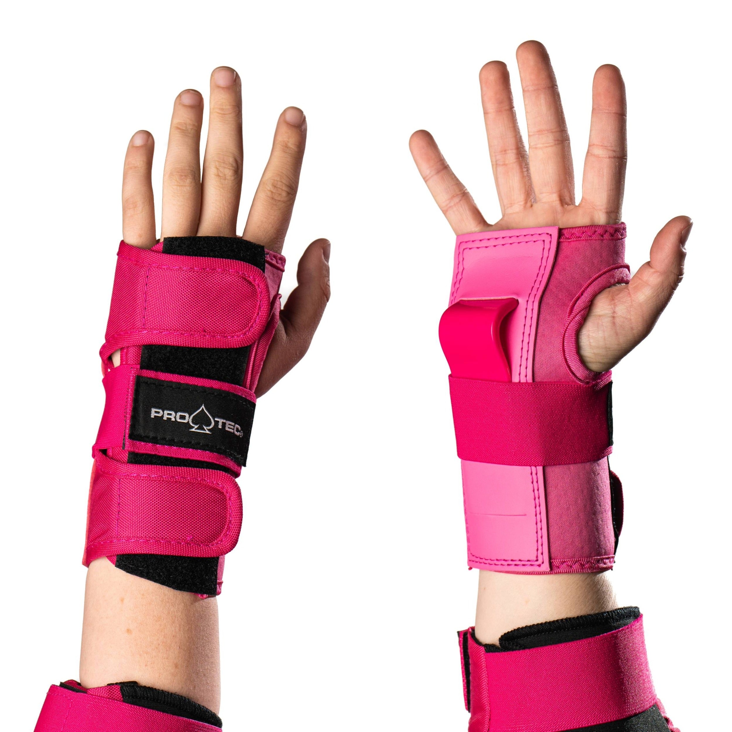 pro-tec-street-gear-3-pack-pad-set-pack-protections-skate-rose image 8