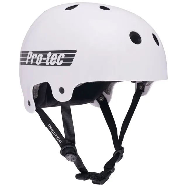 pro-tec-old-school-low-pro-casque-certifi-blanc-brillant image 1