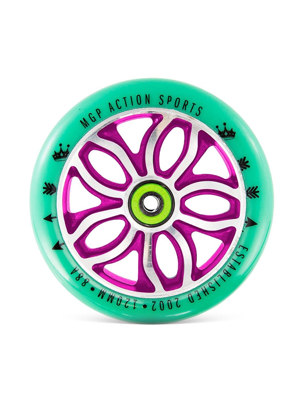 madd-gear-mfx-120mm-switchblade-roue-trottinette-freestyle-pink-teal image 1