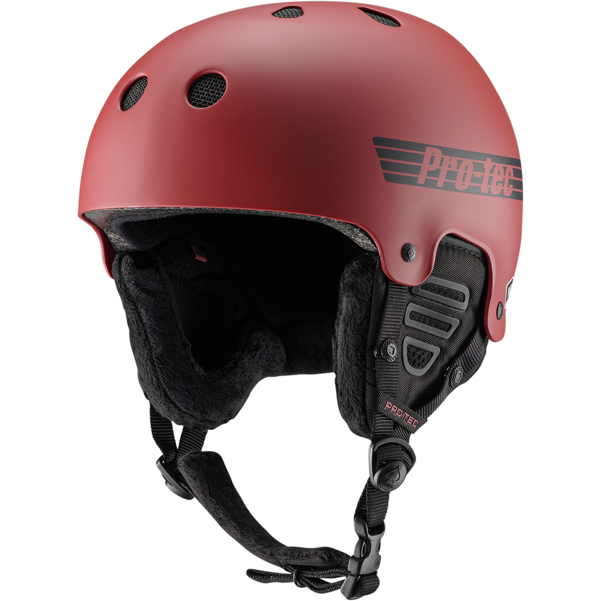 pro-tec-old-school-snow-mips-casque-ski-matte-red image 3