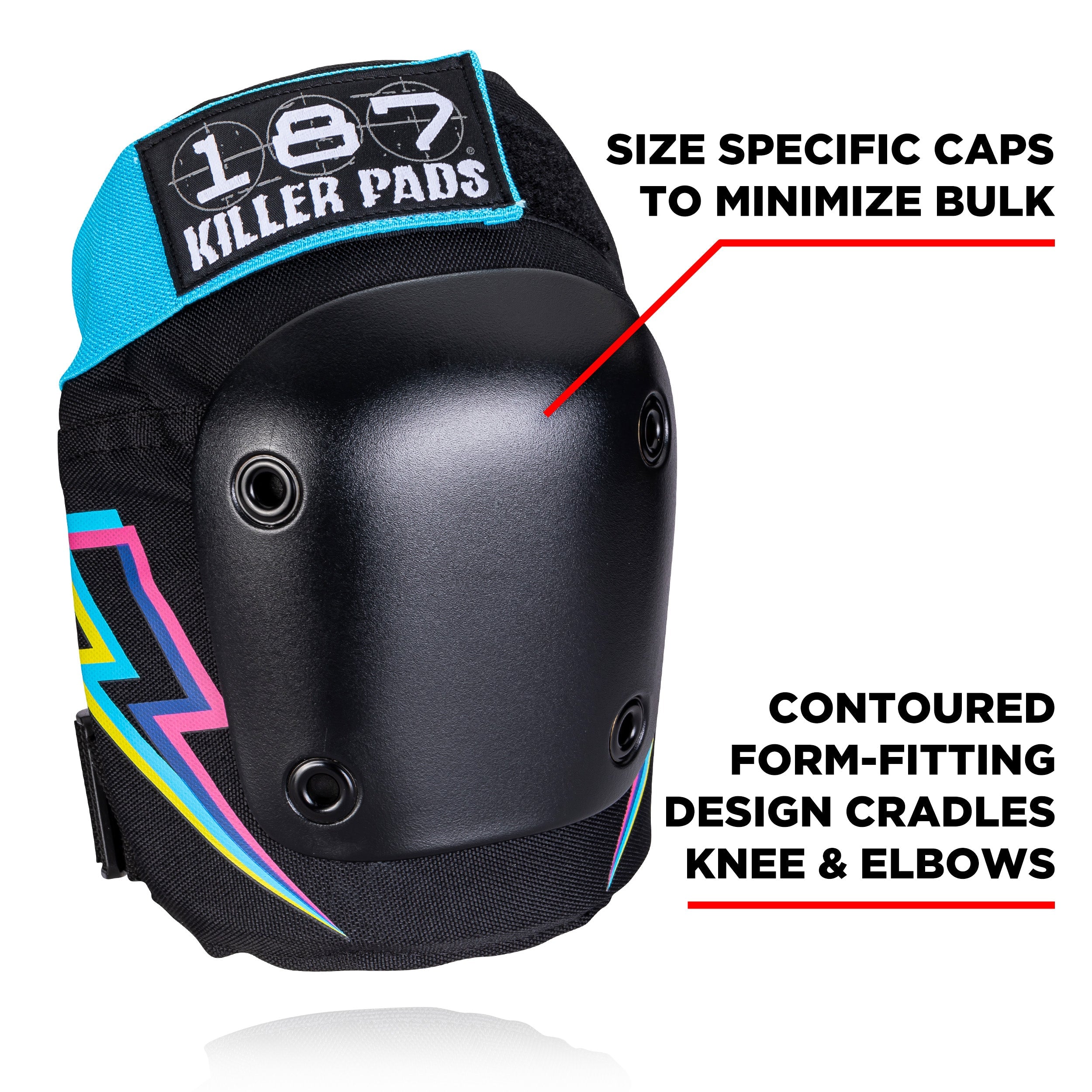 187-killer-pads-six-pack-kit-de-protections-electric-bolt image 2