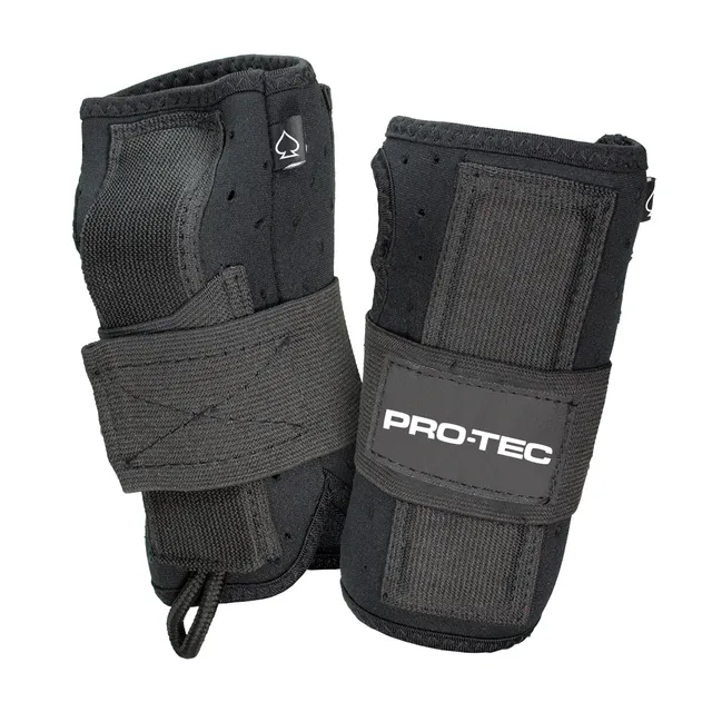 pro-tec-undercover-snow-wrist-guards-black-prot-ge-poignets image 1