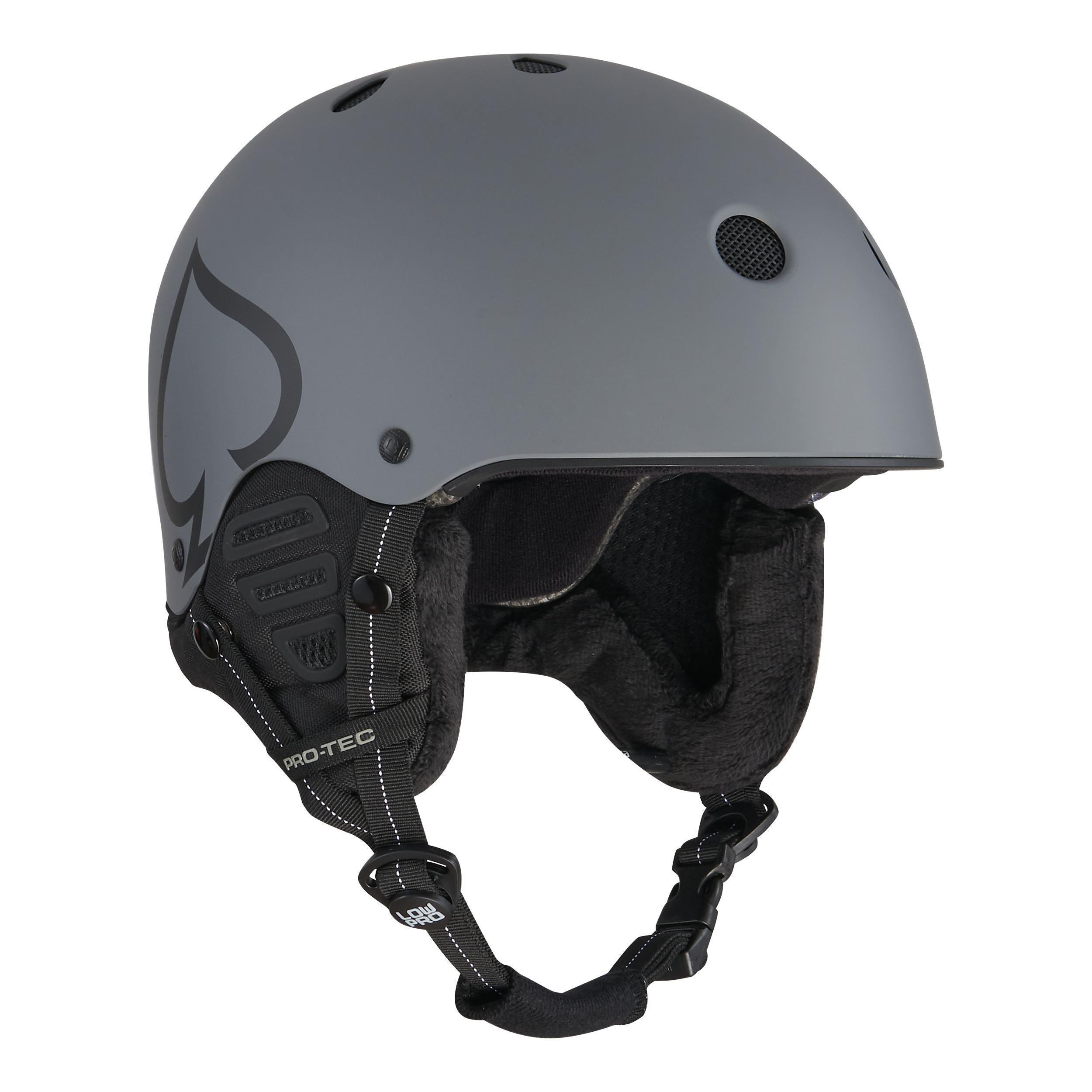 pro-tec-low-pro-snow-casque-certifi-gris-mat image 1