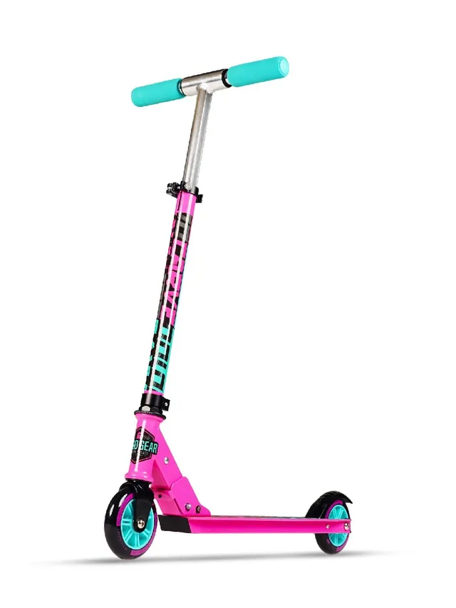 madd-gear-carve-100-trottinette-pliable-pink-teal image 1