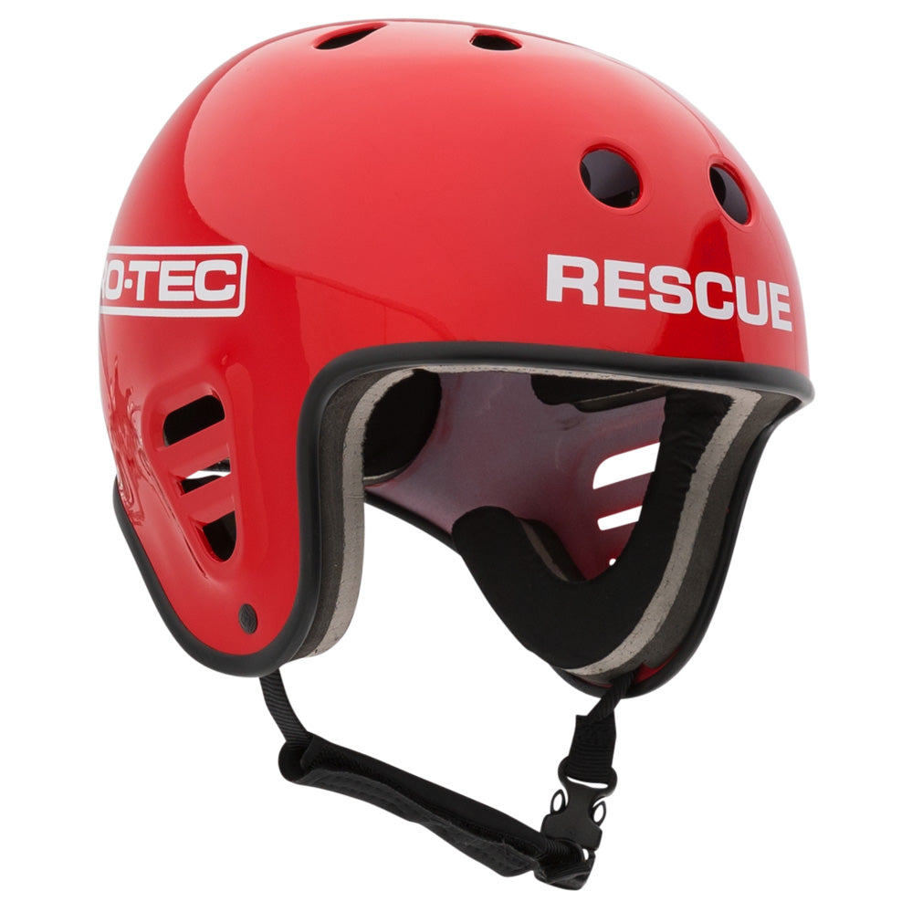 pro-tec-full-cut-water-gloss-red-rescue-casque-skate-eau-avec-clip image 2