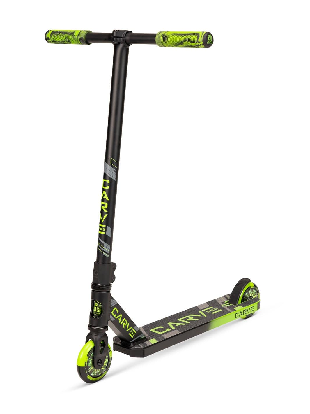 madd-gear-carve-pro-trottinette-freestyle-noir-vert image 1