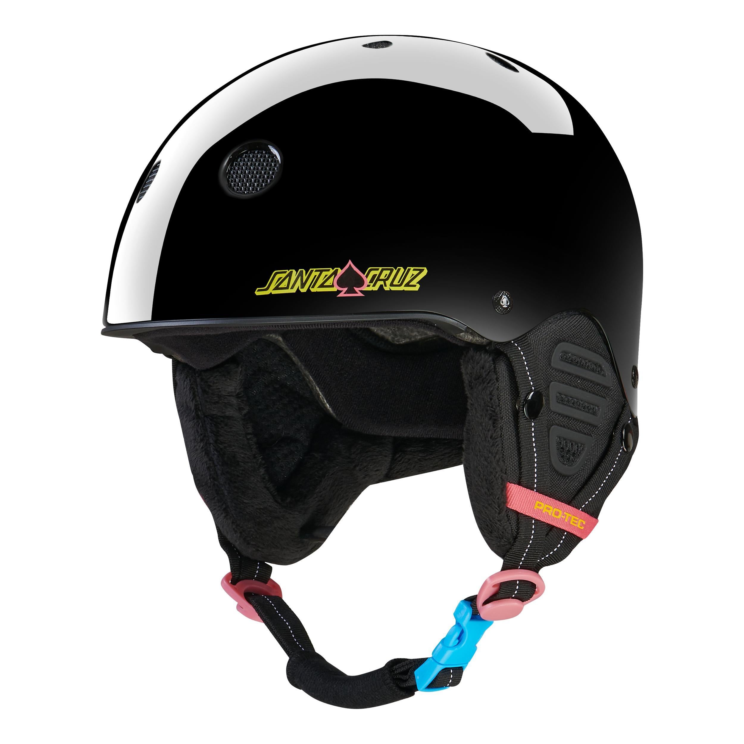 pro-tec-low-pro-snow-certified-casque-santa-cruz-gloss-black image 3