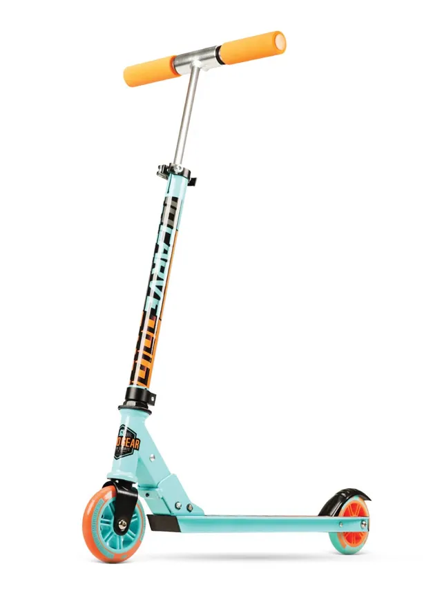 madd-gear-carve-100-trottinette-pliable-enfant-teal-orange image 1