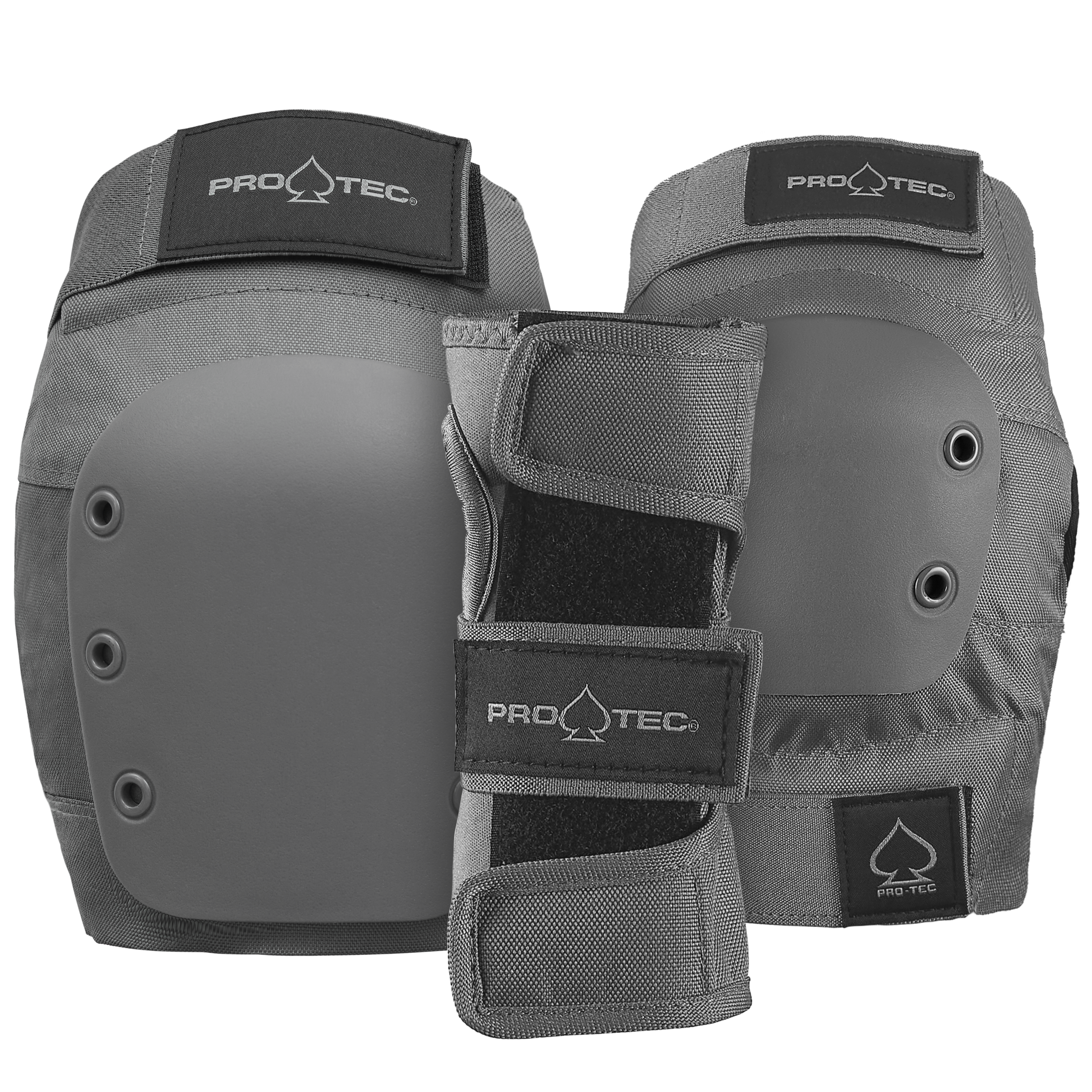 pro-tec-street-gear-3-pack-pad-set-grey image 1