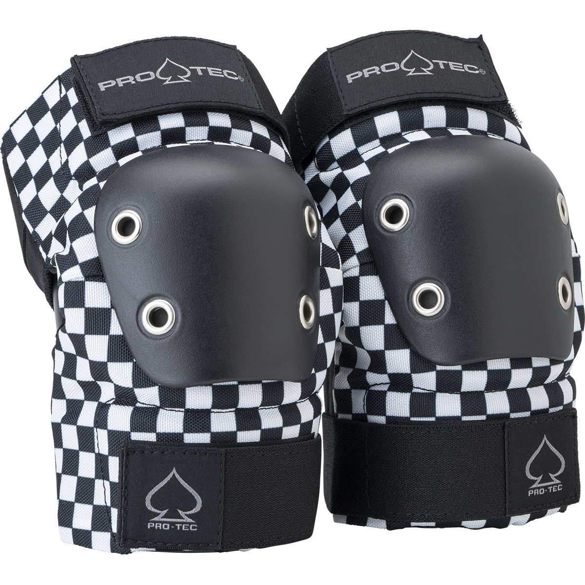 pro-tec-street-gear-3-pack-open-back-pack-protections-skate-checker image 3