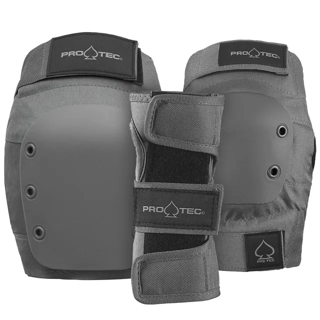 pro-tec-street-gear-3-pack-pad-set-grey image 1