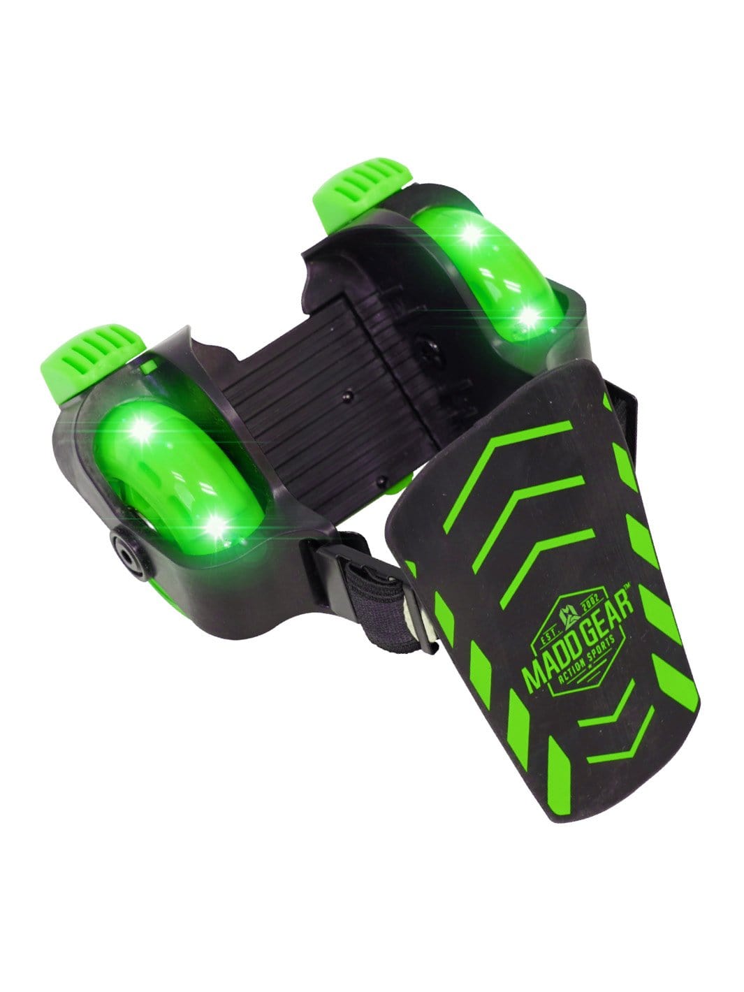 madd-gear-light-up-rollers-patins-roulettes-green image 2